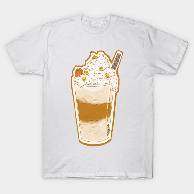 pumpkin spice shake T-Shirt by OddityArts